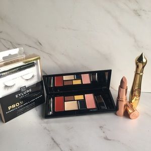 4 items Charlotte Tilbury Nude Kate , Shiseido, Eylure bundle